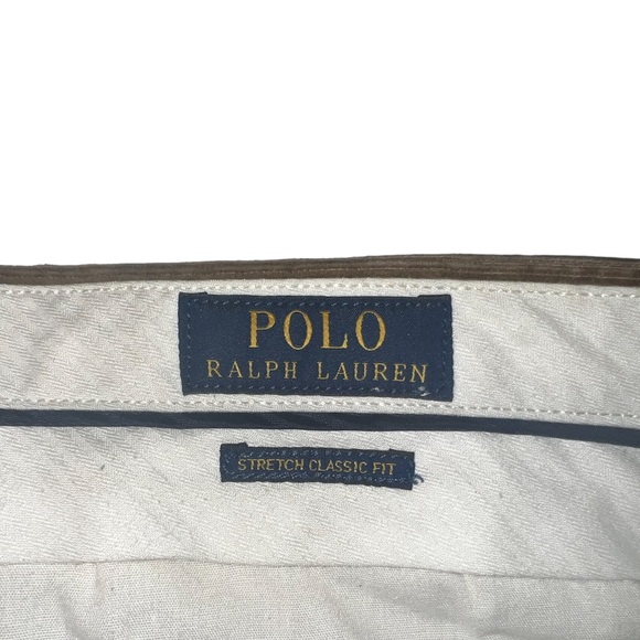 🍯 POLO corduroy pants • straight leg • khaki/tan chinos - Picture 7 of 8